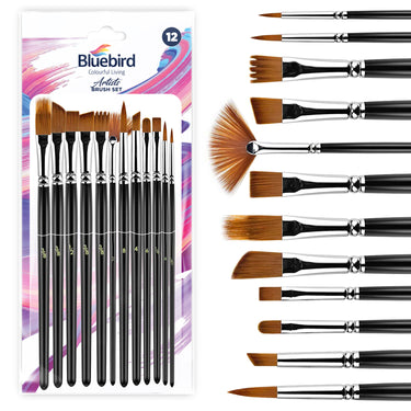 Artist Brushes - 12 PCS